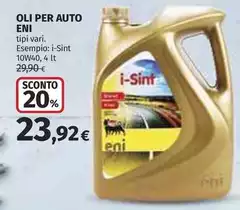 Eni - Oli Per Auto Eni - Oli Per Auto