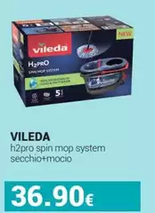 Vileda - H2pro Spin Mop System Secchio+mocio Vileda - H2pro Spin Mop System Secchio+mocio