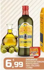 Desantis - Olio Extra Vergini Non Filtrato 100% Italiano Desantis - Olio Extra Vergini Non Filtrato 100% Italiano