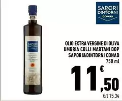 Conad - Olio Extra Vergine Di Oliva Umbria Colli Martani DOP Sapori&Dintorni Conad - Olio Extra Vergine Di Oliva Umbria Colli Martani DOP Sapori&Dintorni