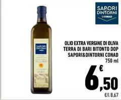 Conad - Olio Extra Vergine Di Oliva Terra Di Bari Bitonto DOP Sapori&Dintorni Conad - Olio Extra Vergine Di Oliva Terra Di Bari Bitonto DOP Sapori&Dintorni