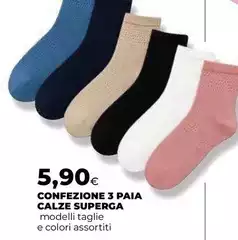 Superga - Confezione 3 Paia Calze