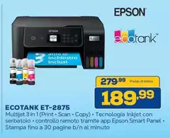 Epson - Ecotank Et-2875 Epson - Ecotank Et-2875