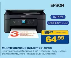 Epson - Multifunzione Inkjet Xp-3200 Epson - Multifunzione Inkjet Xp-3200