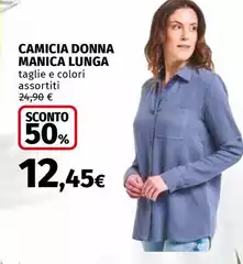 Camicia Donna Manica Lunga Camicia Donna Manica Lunga