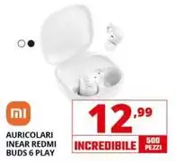 Xiaomi - Auricolari Inear Redmi Buds 6 Play