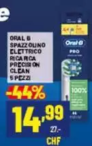 Oral b - Spazzolino Elettrico Ricarica Precision Clean Oral b - Spazzolino Elettrico Ricarica Precision Clean