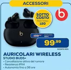 Total - Auricolari Wireless Studio Buds+