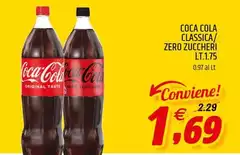 Coca Cola - Classica/ Zero Zuccheri Coca Cola - Classica/ Zero Zuccheri