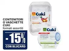 Cuki - Contenitori O Vaschette Cuki - Contenitori O Vaschette