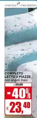 Marta Marzotto - Completo Letto 2 Piazze Con Angoli Maxi Marta Marzotto - Completo Letto 2 Piazze Con Angoli Maxi