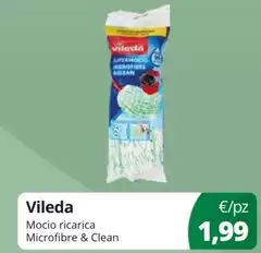 Vileda - Mocio Ricarica Microfibre & Clean Vileda - Mocio Ricarica Microfibre & Clean