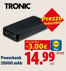 Tronic - Powerbank 20000 Mah Tronic - Powerbank 20000 Mah
