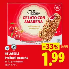 Gelatelli - Pralinati Amarena Gelatelli - Pralinati Amarena