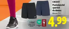 Crivit - Pantaloncini Sportivi Da Donna Crivit - Pantaloncini Sportivi Da Donna