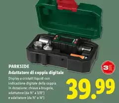 Parkside - Adattatore Di Coppia Digitale Parkside - Adattatore Di Coppia Digitale