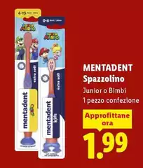 Mentadent - Spazzolino Mentadent - Spazzolino