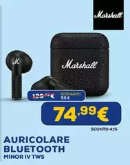 Marshall - Auricolare Bluetooth