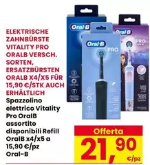 Oral b - Spazzolino Elettrico Vitality Pro