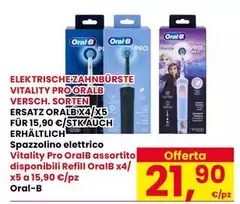 Oral b - Spazzolino Elettrico Vitality Pro