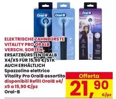Oral b - Spazzolino Elettrico Vitality Pro Oral Assortito