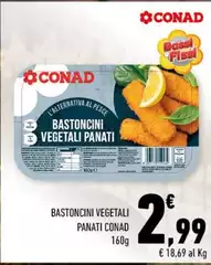 Conad - Bastoncini Vegetali Panati Conad - Bastoncini Vegetali Panati