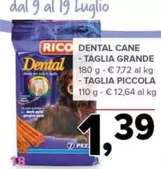 Luglio - Dental Cane -taglia Grande -taglia Piccola Luglio - Dental Cane -taglia Grande -taglia Piccola