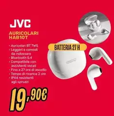 Jvc - Auricolari HAB10T