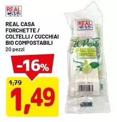 Casa - Forchette/ Coltelli/ Cucchiai Bio Compostabili Casa - Forchette/ Coltelli/ Cucchiai Bio Compostabili