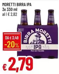 Moretti - Birra Ipa Moretti - Birra Ipa