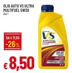 Olio Auto Vs Ultra Multifuel 5w30 Olio Auto Vs Ultra Multifuel 5w30