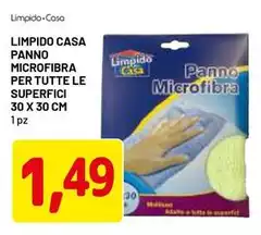 Casa - Limpido  Panno Microfibra Per Tutte Le Superfici