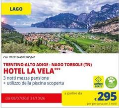 Lago - Nago Torbole (TN) Hotel La Vela