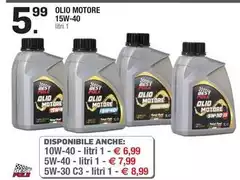 Olio Motore 15w-40 1 Litro Olio Motore 15w-40 1 Litro