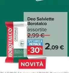 Borotalco - Deo Salviette Borotalco - Deo Salviette