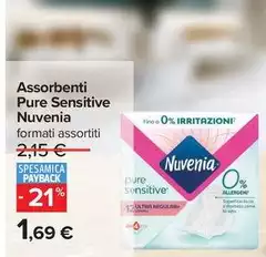 Nuvenia - Assorbenti Pure Sensitive Nuvenia - Assorbenti Pure Sensitive