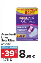 Lines - Assorbenti Seta Ultra Lines - Assorbenti Seta Ultra