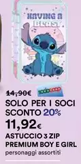 Solo - Astuccio 3 Zip Premium Boy E Girl Solo - Astuccio 3 Zip Premium Boy E Girl
