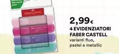 Faber - 4 Evidenziatori  Castell