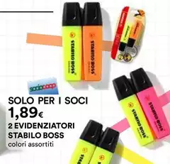 Stabilo - 2 Evidenziatori