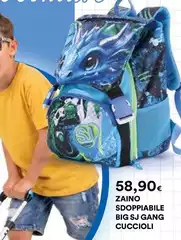 SJ Gang - Zaino Sdoppiabile Big Sj Gang SJ Gang - Zaino Sdoppiabile Big Sj Gang