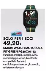 Solo - Smartwatch Motorola Fit Green Pg38c07182 Solo - Smartwatch Motorola Fit Green Pg38c07182