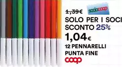 Coop - 12 Pennarelli Punta Fine