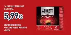 Bialetti - 16 Capsule Espresso Bar Roma