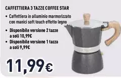 Tognana Porcellane - Caffettiera 3 Tazze Coffee Star