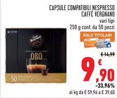 Caffè vergnano - Capsule Compatibili Nespresso