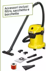 Kärcher - Aspiratore Solidi E Liquidi Mod. Wd 3 V-17/6/20