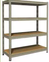 Spaceo - Scaffale 4 Ripiani L150xp60xh180 Cm