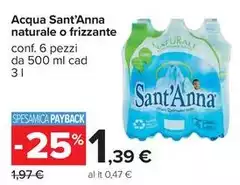 Sant'anna - Acqua Naturale O Frizzante Sant'anna - Acqua Naturale O Frizzante