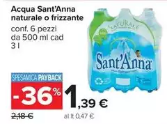Sant'anna - Acqua Naturale O Frizzante Sant'anna - Acqua Naturale O Frizzante